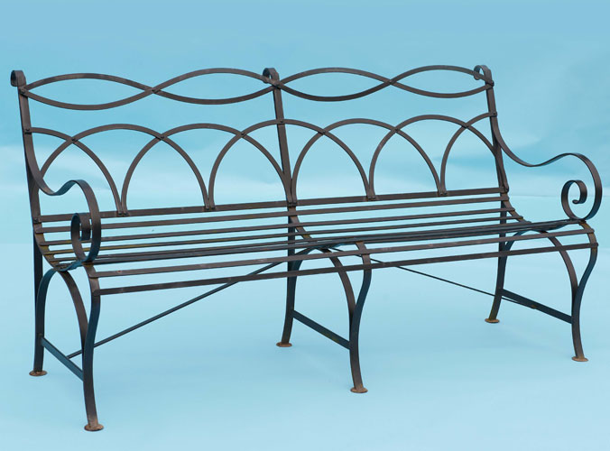 Scrolled Bench Seat