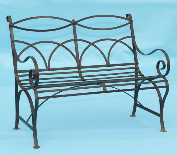 Scrolled bench seat (2 or 3 seats)