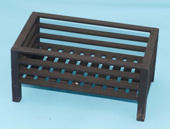 Heavy duty rectangular fire grate