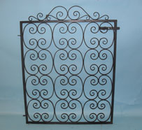 Pretty Gate - Filledwith hand forged scrolls