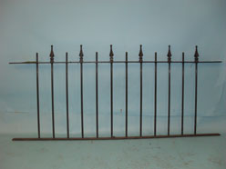 Railings with three dimiensional finials