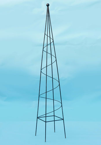 Obelisk - with swirling design