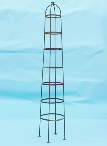 Huge obelisk - very eye catching - hand forged scrolls