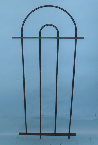 Short railings with hoops and hand forged spears